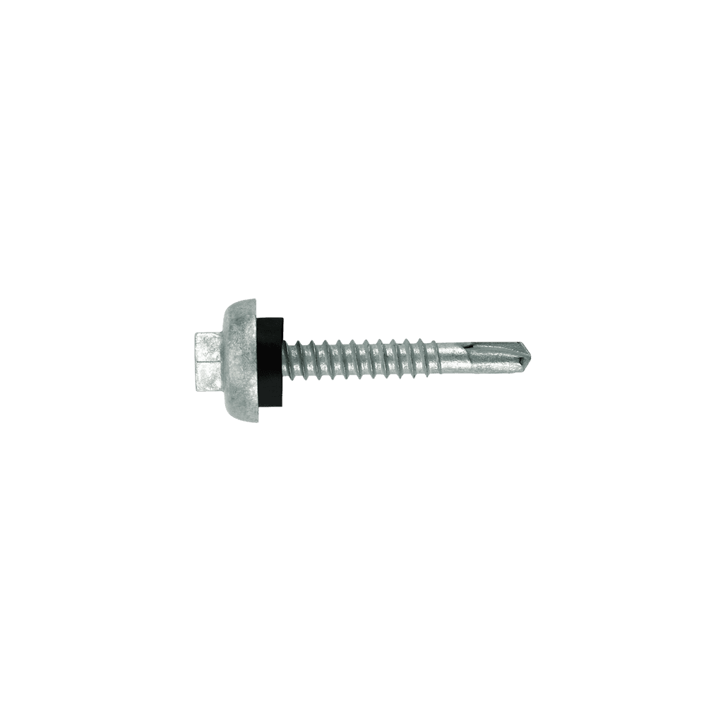 #12 ZAC SD3 Tornillo Autoperforante de Metal, Tapa de Aleación de Zinc HWH (3/8")